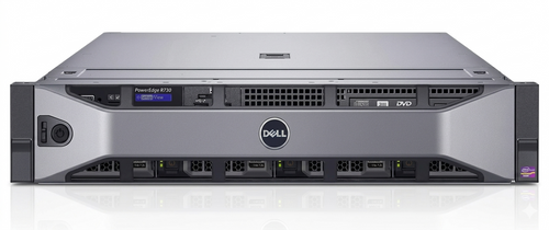 Dell KS-R720-010 - R720 8SFF, Dual E5-2680 v2, 128GB DDR3, 30.7TB SAS, H710p, Dual 1100W - Refurbished