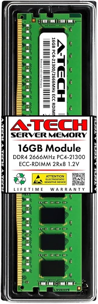LENOVO 01DE973 - 16GB (1*16GB) 2RX8 PC4-21300V-R DDR4-2666MHZ RDIMM - New