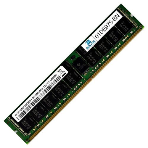 LENOVO 01DE975 - 64GB (1*64GB) 4RX4 PC4-21300V-L DDR4-2666MHZ LRDIMM - Refurbished