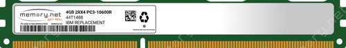 IBM 44T1488 - 4GB (1*4GB) 2RX4 PC3-10600R DDR3-1333MHZ VLP RDIMM - Refurbished