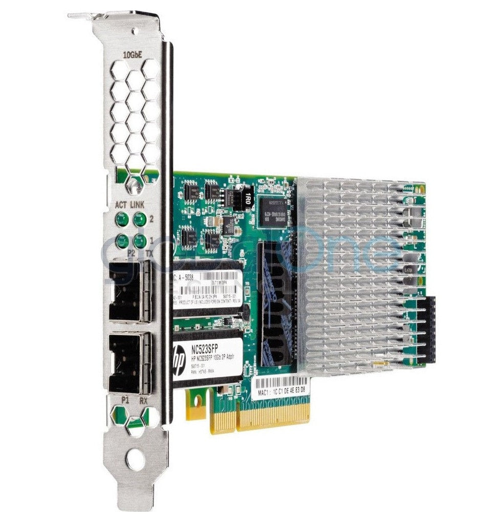 HP 593717-B21-HP - HP NC523SFP 10GB DUAL-PORT SERVER ADAPTER - HPB - New