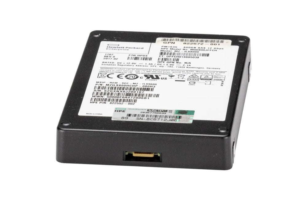 HP 822559-B21 - 800GB 12G 2.5INCH MU-3 SC SAS SSD - Refurbished
