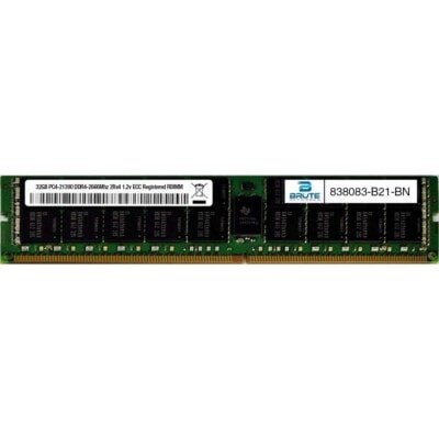 HP 838083-B21 - 32GB (1*32GB) 2RX4 PC4-21300V-R DDR4-2666MHZ RDIMM - New