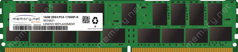 IBM 95Y4821 - 16GB (1*16GB) 2RX4 PC4-17000P-R DDR4-2133MHZ RDIMM - Refurbished