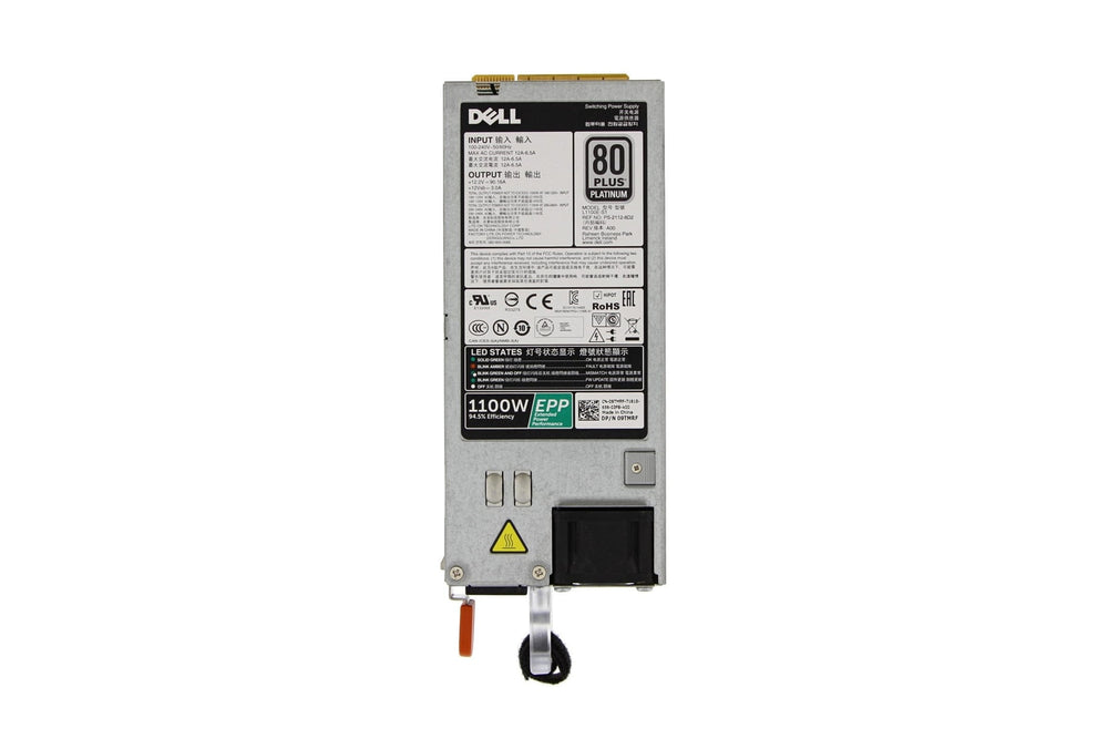 DELL 9TMRF - POWEREDGE 13TH-14TH GEN 1100W AC PLATINUM POWER SUPPLY - Refurbished