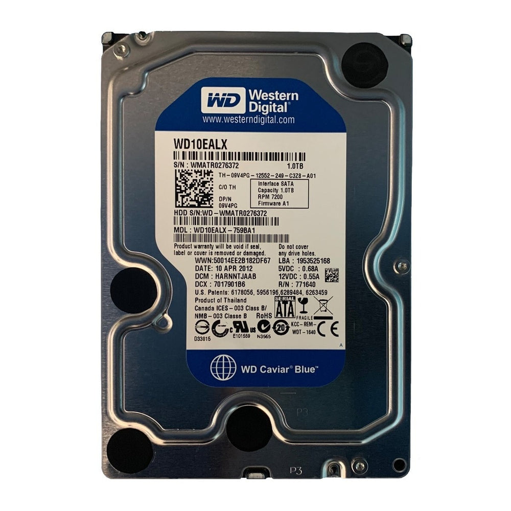 DELL 9V4PG - 1TB 7.2K 3.5INCH SATA HDD - Refurbished