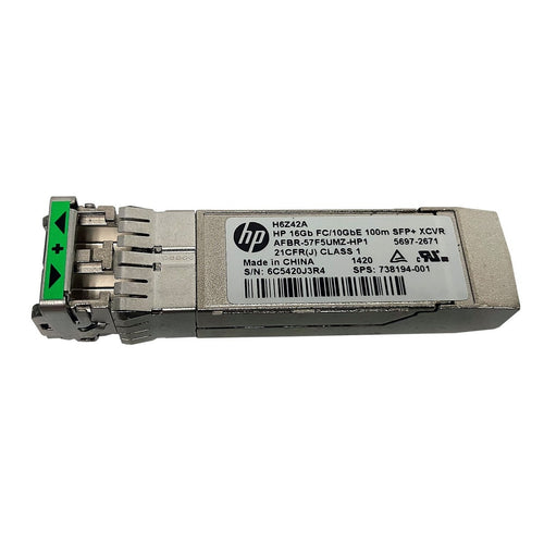 HP H6Z42A - HP 16GB FC/10GBE 100M SFP+ XCVR TRANSCEIVER - New
