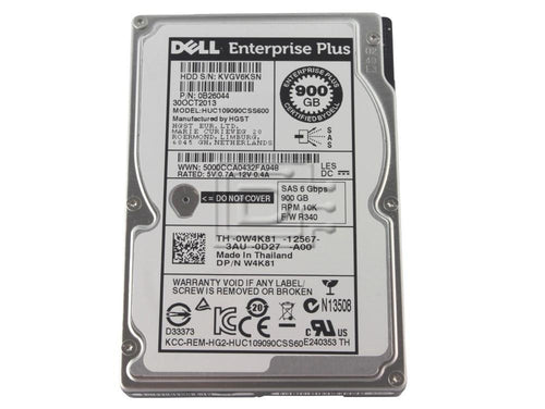 HITACHI HUC109090CSS600 - 900GB 10K 2.5 SAS HDD - Refurbished