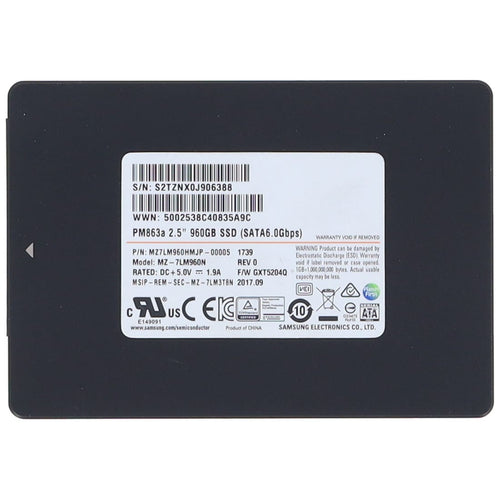 SAMSUNG MZ7LM960HMJP - 960GB 6G 2.5INCH RI SATA SSD - Refurbished