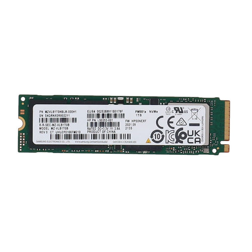 SAMSUNG MZVLB1T0HBLR - PM981A 1TB M.2 2280 PCIE NVME SSD - Refurbished