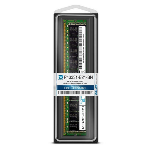 KINGSTON P43331-B21 - 64GB (1*64GB) 2RX4 PC5-38400B-R DDR5-4800MHZ RDIMM - New