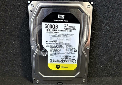 Wd WD5003ABYZ - 500GB 7.2K 3.5Inch SATA HDD - Refurbished