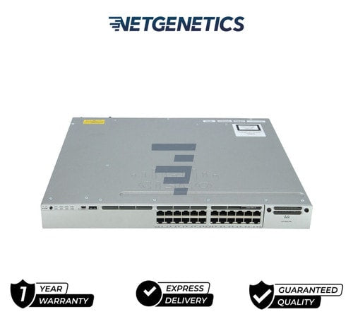 CISCO WS-C3850-24T-E - CISCO C3850 24*1GB RJ-45 L3 SWITCH - Refurbished