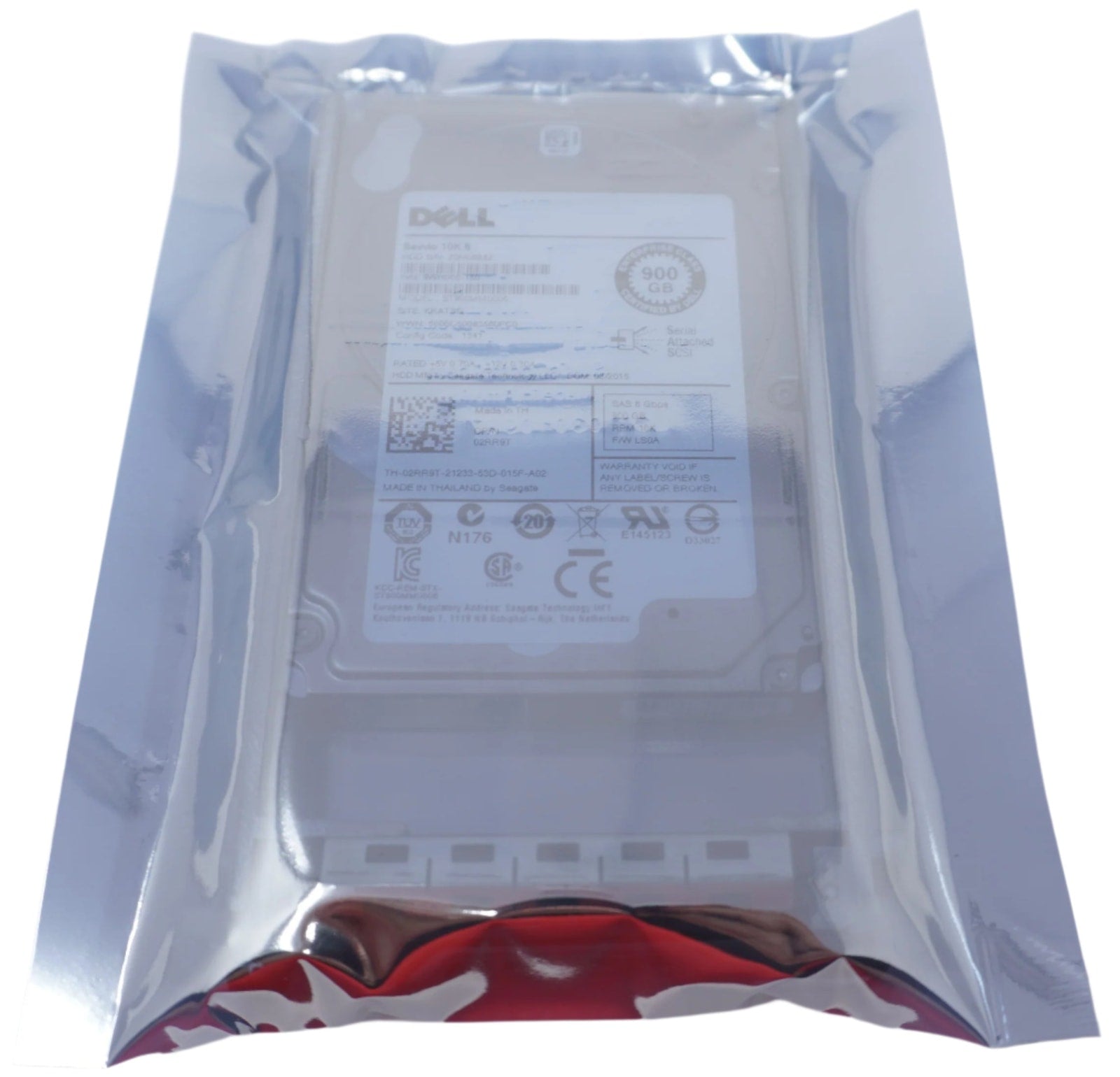 DELL 2RR9T - DELL 900GB 10K 6G 2.5INCH SAS HDD - Refurbished — exact part-number product image