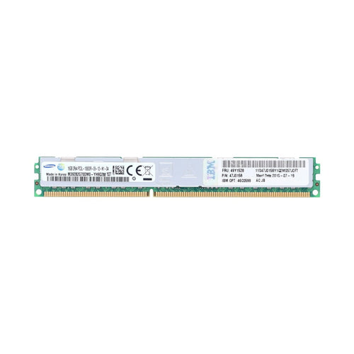 IBM 46C0599 - 16GB (1*16GB) 2RX4 PC3L-10600R DDR3-1333MHZ VLP RDIMM - Refurbished