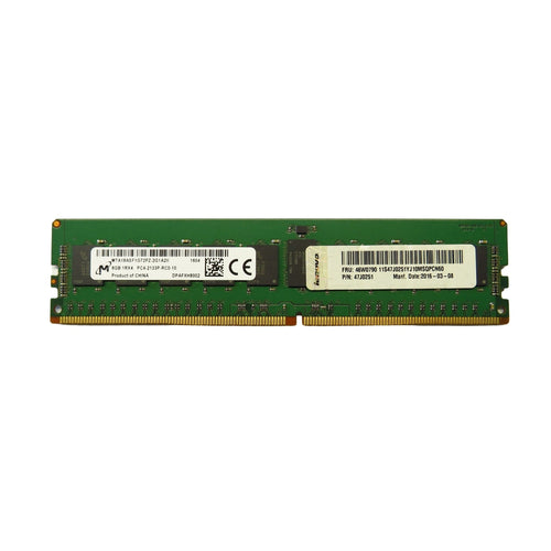 LENOVO 46W0790 - 8GB (1*8GB) 1RX4 PC4-17000P-R DDR4-2133MHZ RDIMM - Refurbished