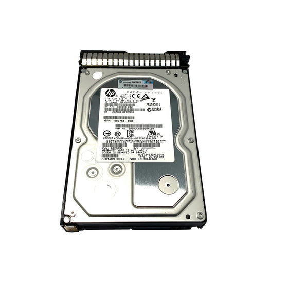HP 652766-B21 - 3TB 7.2K 6G 3.5INCH SAS MDL SC HDD - Refurbished
