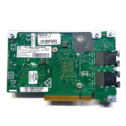 HP 817745-B21 - HPE ETHERNET 10GB DUAL-PORT 562FLR-T ADAPTER - New