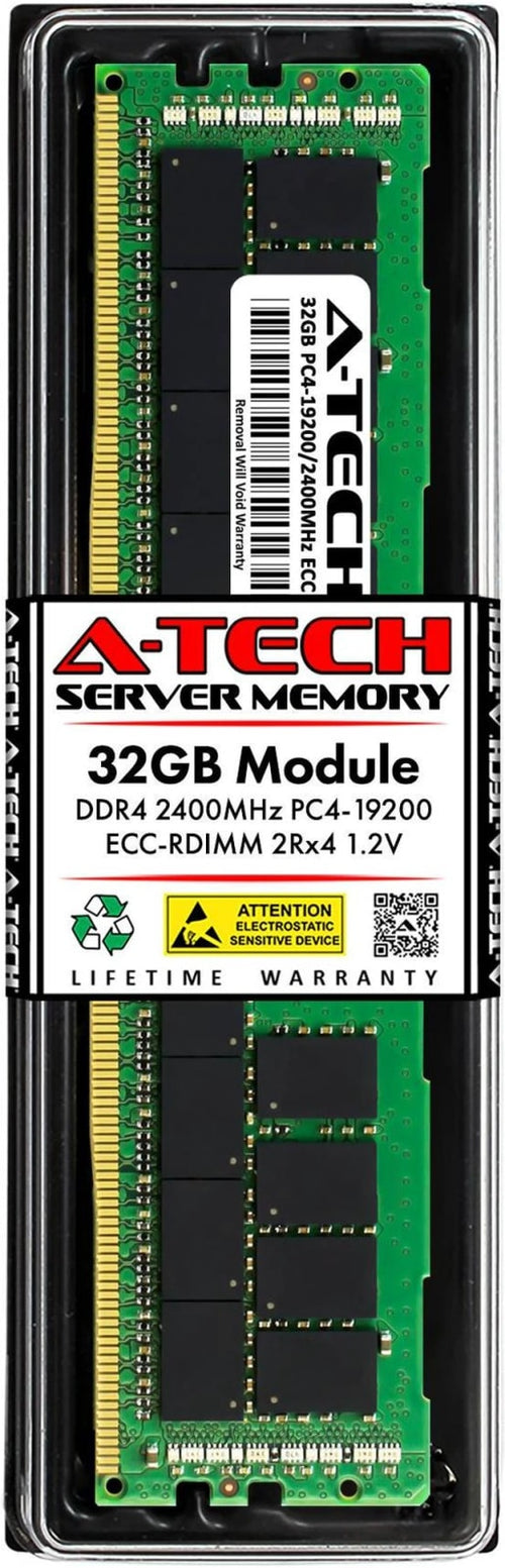 HP 854596-B21 - 32GB (1*32GB) 2RX4 PC4-19200T-R DDR4-2400MHZ RDIMM - New