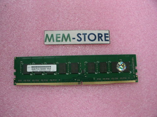 MICRON 862974-B21 - 8GB (1*8GB) 1RX8 PC4-19200T-E DDR4-2400MHZ ECC UDIMM - Refurbished