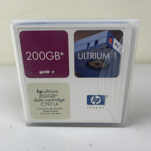 HP C7971A - HP Ultrium 1 200GB Data Cartridge - New