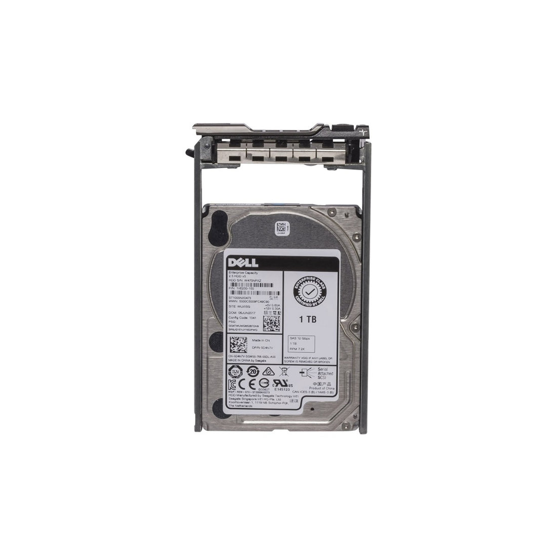 DELL D4N7V - 1TB 7.2K 12G 2.5INCH SAS HDD - Refurbished