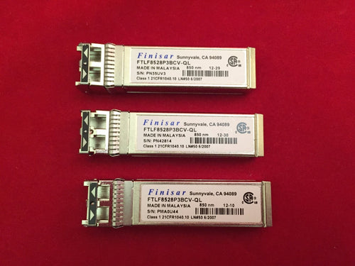 FINISAR FTLF8528P3BCV - FINISAR 8G FIBRE CHANNEL (8GFC) SFP+ 150M OPTICAL TRANSCEIVER - Refurbished