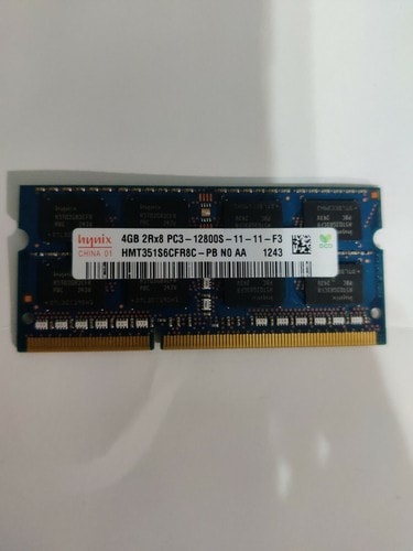 HYNIX HMT351S6CFR8C-PB - 4GB (1*4GB) 2RX8 PC3-12800S DDR3-1600MHZ SODIMM - Refurbished