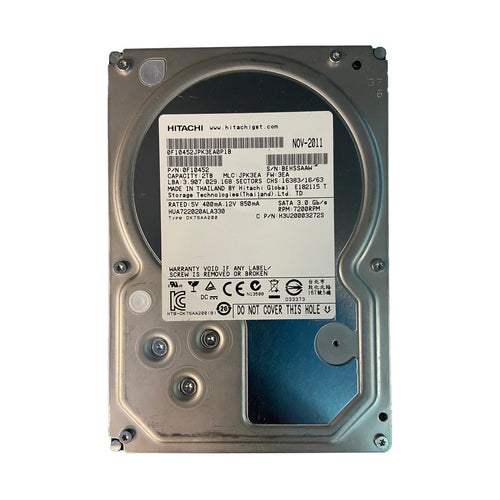HITACHI HUA722020ALA330 - ULTRASTAR 2TB 7.2K 3G 3.5INCH SATA NHP HDD - Refurbished