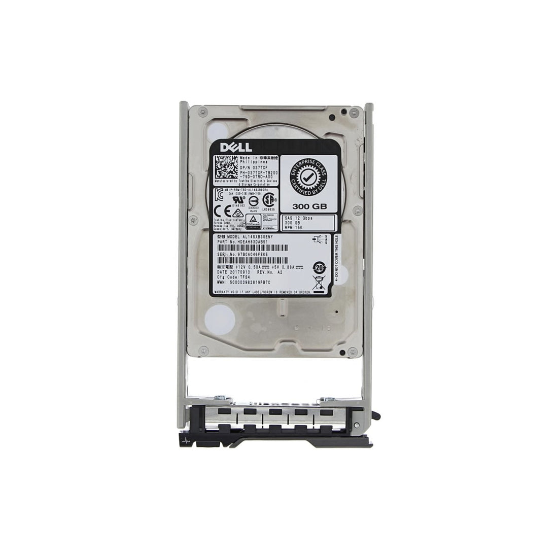 DELL HV1TD - DNP-S DELL 300GB 15K 6G 2.5INCH SAS HDD - Refurbished