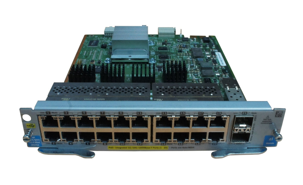 HP J9536A - HP 20P GT POE+ / 2P SFP+ V2 ZL MODULE - Refurbished
