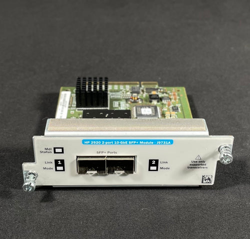 HP J9731A - HP PROCURVE 2920 2-PORT 10GB ETHERNET SFP+ MODULE - Refurbished