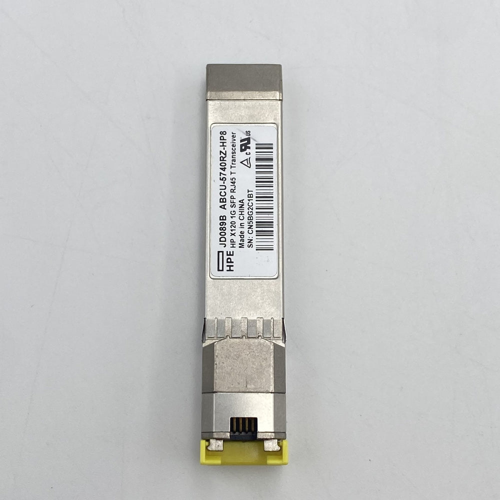 HP JD089B - HP X120 1G SFP RJ45 T TRANSCEIVER - Refurbished