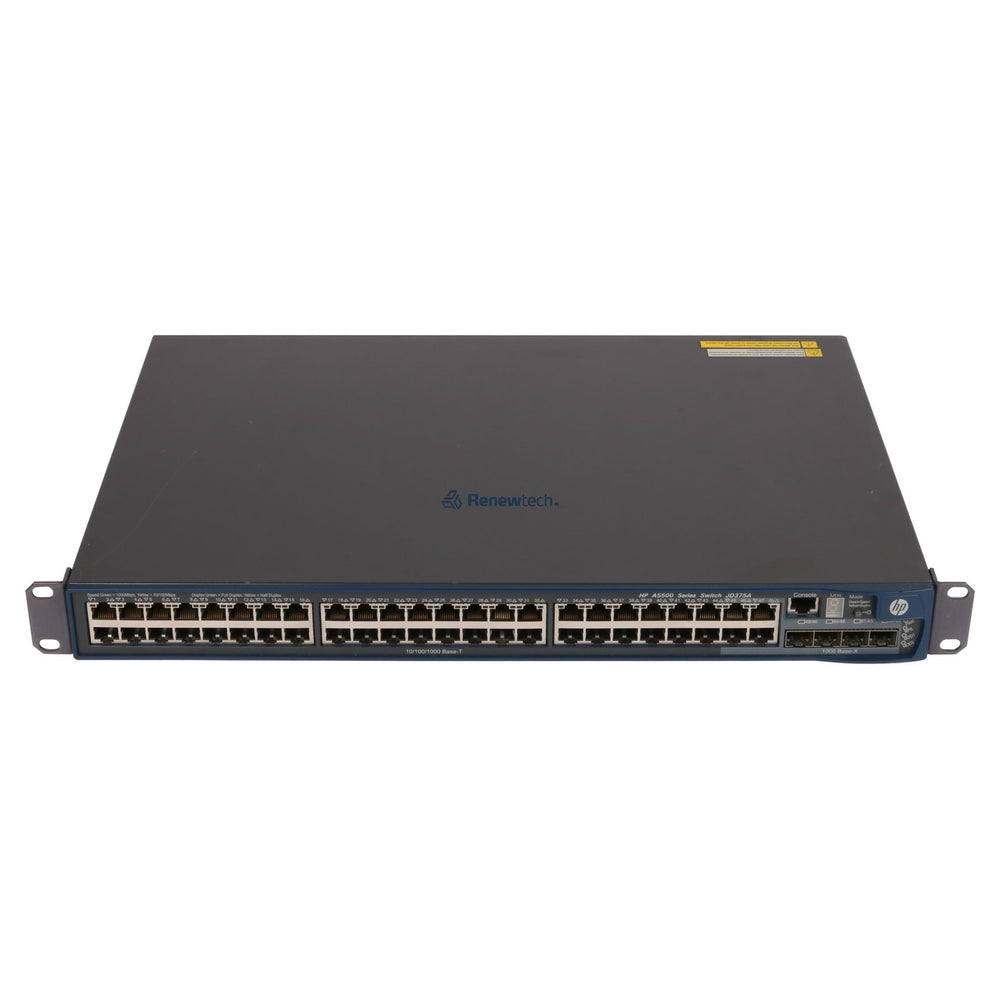 HP JD375A - HP 5500 48*1G RJ-45 4-SFP 2-SLOT L3 EI SWITCH - Refurbished