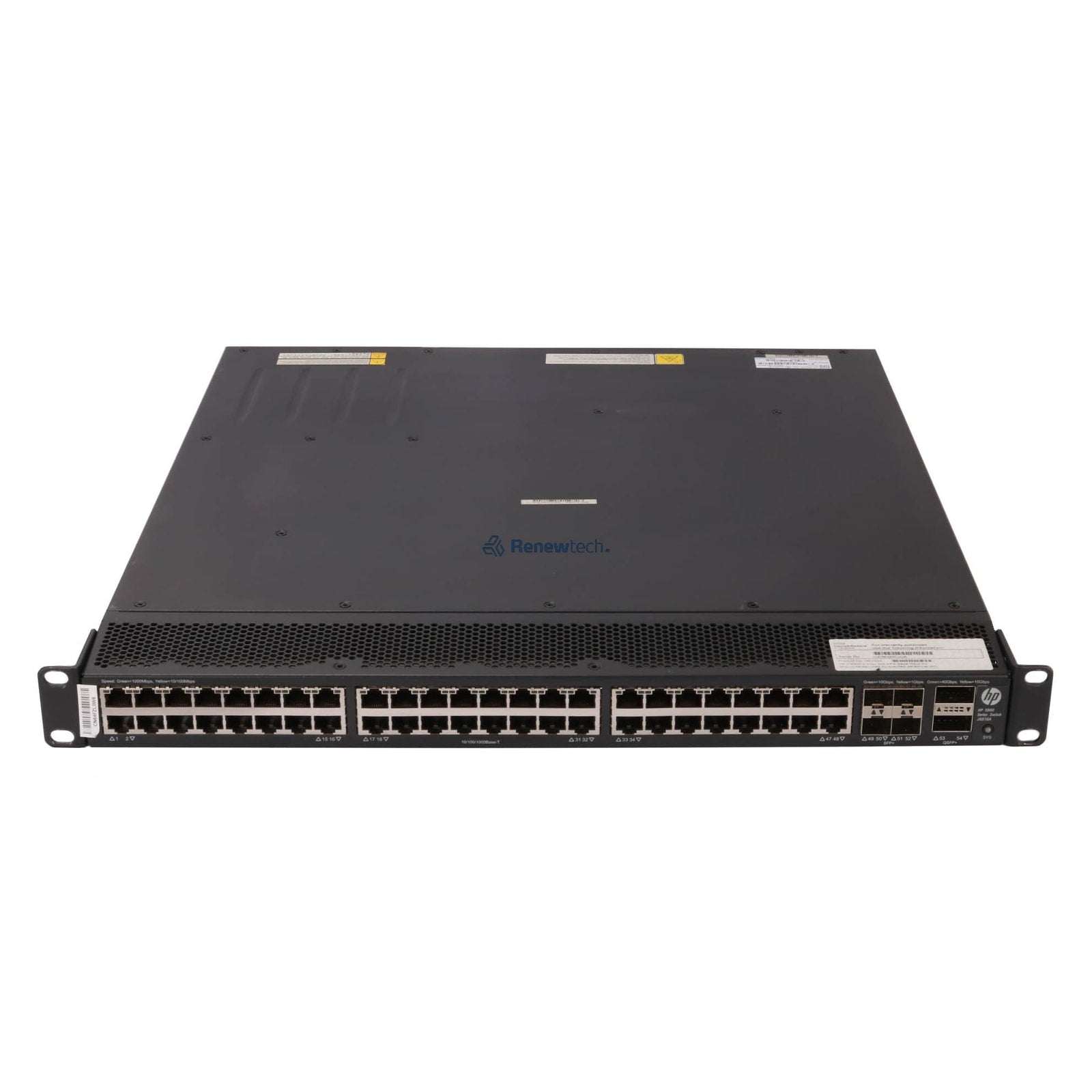 HP JG510A - HP FLEXFABRIC 5900AF 48*1G RJ-45 4-SFP+ 2-QSFP+ L3 SWITCH - Refurbished — compatible representative product image