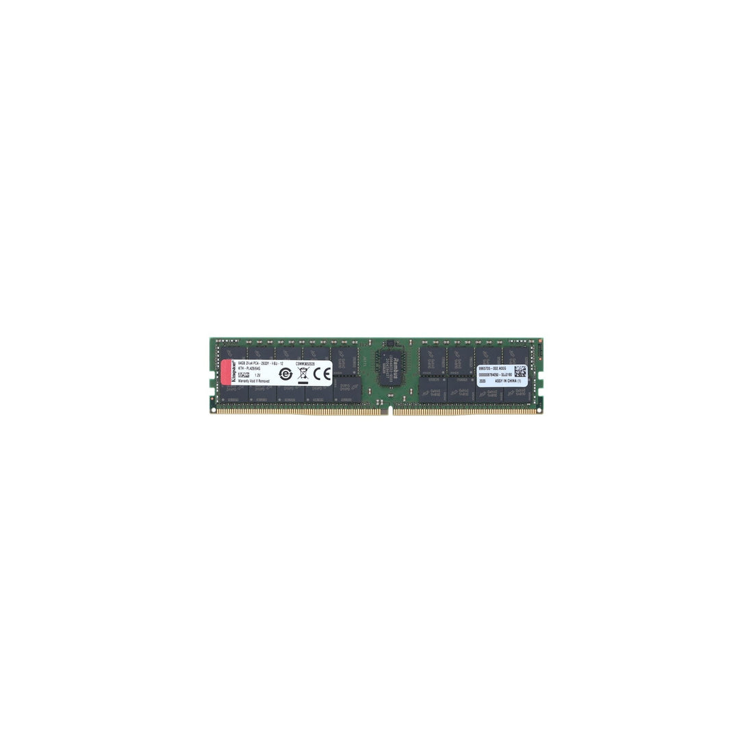 KINGSTON KTH-PL429/64G - 64GB (1*64GB) 2RX4 PC4-23400Y-R DDR4-2933MHZ RDIMM - Factory sealed