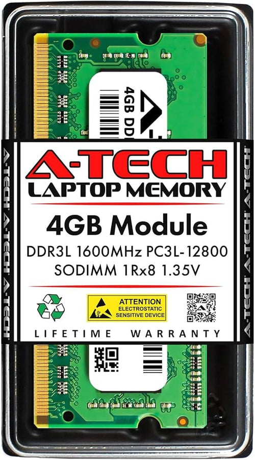 SAMSUNG M471B5173DB0-YK0 - 4GB (1X4GB) 1RX8 PC3-12800S DDR3-1600MHZ 1.35V SODIMM - Refurbished