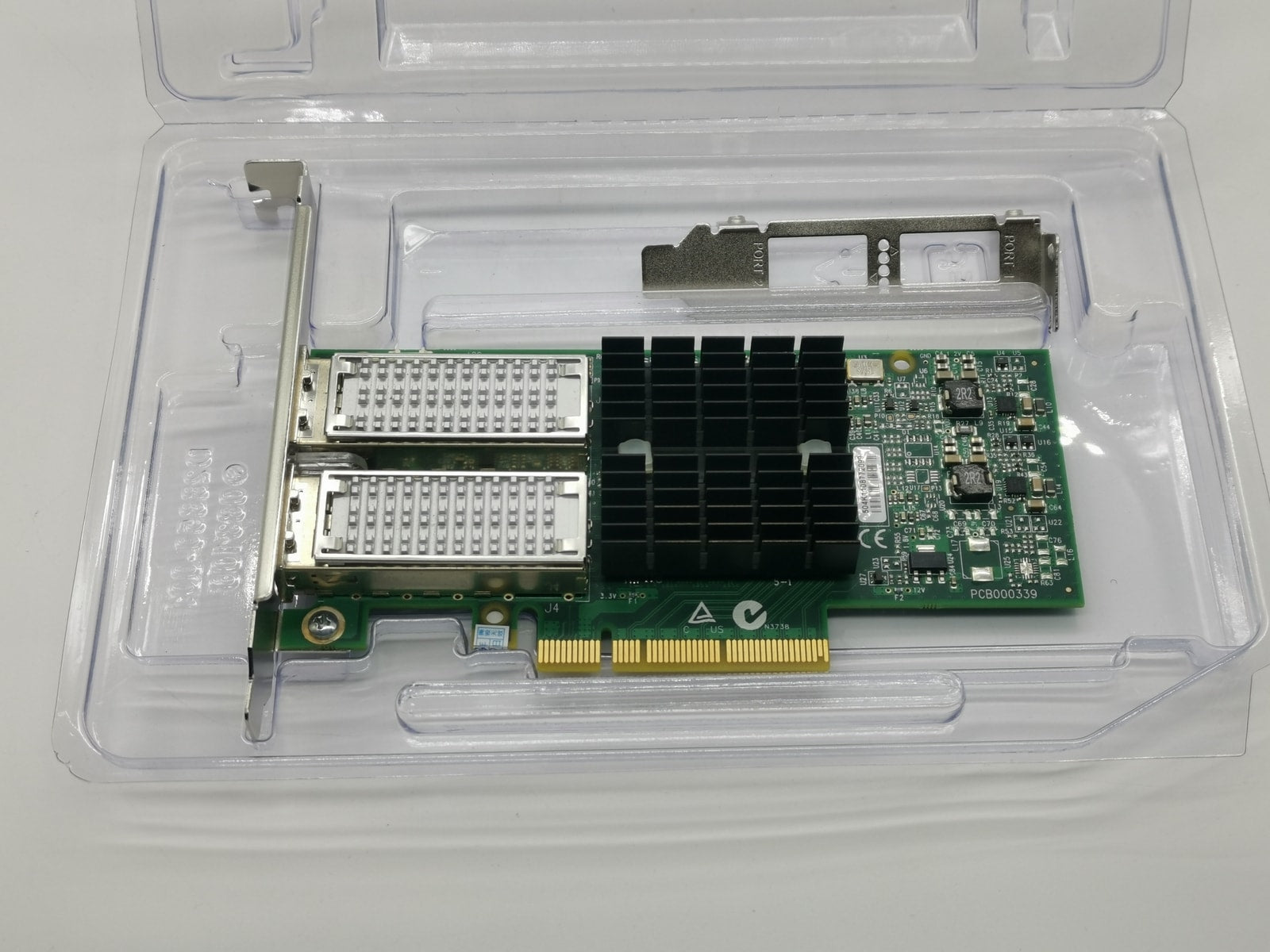 MELLANOX MCX354A-FCBT - MELLANOX CONNECTX-3 VPI 40GBE PCIE3.0 X8 CARD - HPB - Refurbished — exact part-number product image