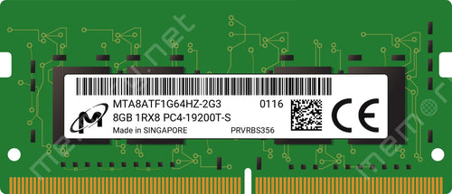 MICRON MTA8ATF1G64HZ-2G3 - 8GB (1*8GB) 1RX8 PC4-19200T-S DDR4-2400MHZ SODIMM - New