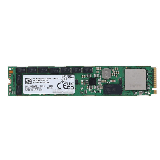 SAMSUNG MZ1LB3T8HALA-00AMV - PM983A 3.84TB M.2 22110 GEN3 MU NVME SSD - Refurbished