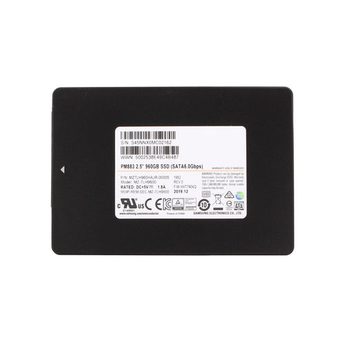 SAMSUNG MZ7LH960HAJR-00005 - PM883 960GB 6G 2.5INCH SATA SSD - Refurbished