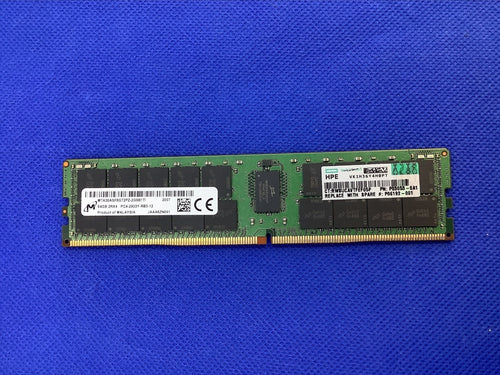 MICRON P00930-B21 - 64GB (1*64GB) 2RX4 PC4-23400Y-R DDR4-2933MHZ RDIMM - Refurbished