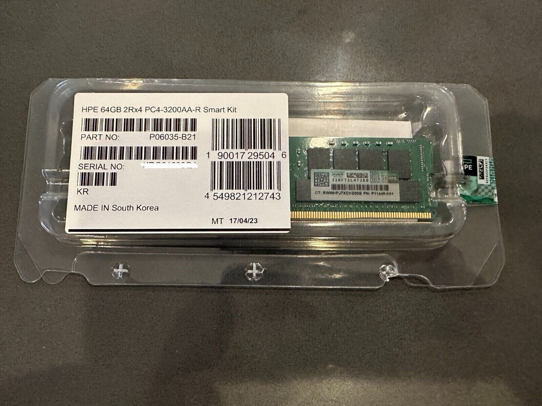 SAMSUNG P06035-B21 - 64GB (1*64GB) 2RX4 PC4-25600AA-R DDR4-3200MHZ RDIMM - New