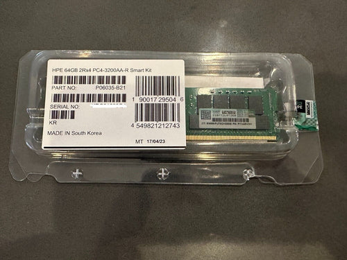 SAMSUNG P06035-B21 - 64GB (1*64GB) 2RX4 PC4-25600AA-R DDR4-3200MHZ RDIMM - New