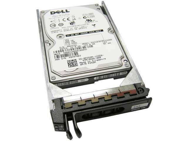 DELL P252M - 300GB 10K 6G 2.5INCH SAS HDD - Refurbished