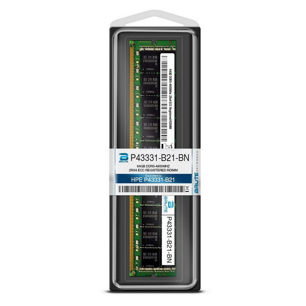 SAMSUNG P43331-B21 - SAMSUNG 64GB (1*64GB) 2RX4 PC5-38400B-R DDR5-4800MHZ RDIMM - Refurbished — representative product photograph