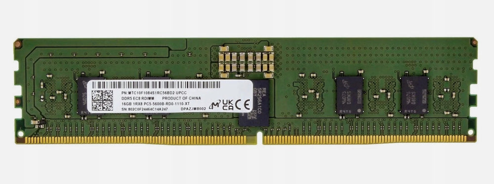 KINGSTON P50309-B21 - 16GB (1*16GB) 1RX8 PC5-38400B-R DDR5-4800MHZ RDIMM - New