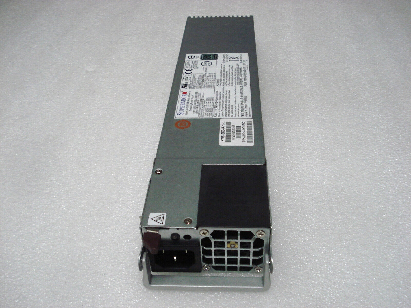 SUPERMICRO PWS-2K04A-1R - SUPERMICRO 2000W 80 PLUS TITANIUM POWER SUPPLY - Refurbished — exact part-number product image