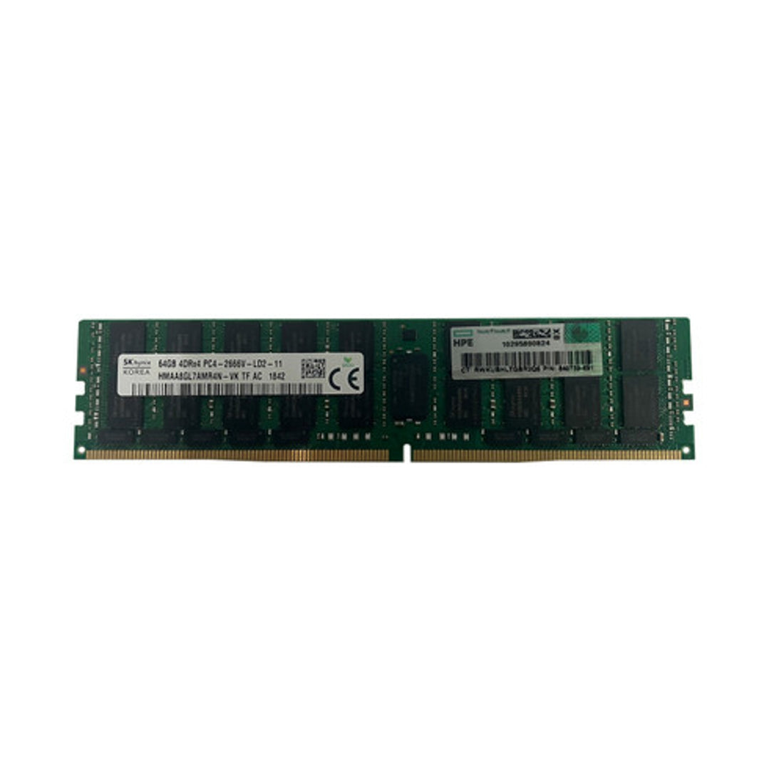 HP Q1V93A - 64GB (1*64GB) 4Rx4 PC4-21300V-L DDR4-2666MHZ LRDIMM - Refurbished