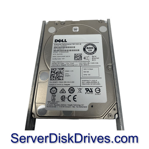 DELL R95FV - 600GB 10K 12G 2.5INCH SAS HDD - Refurbished